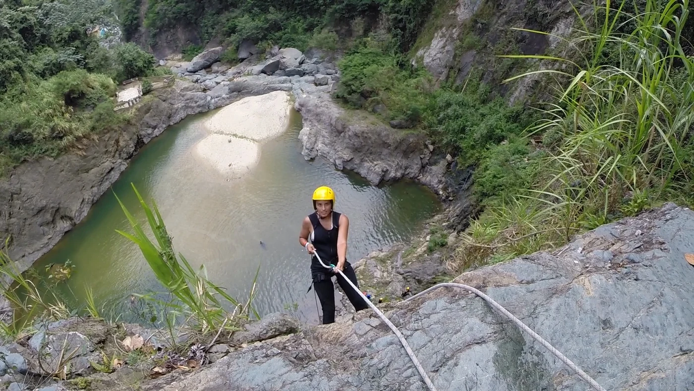150-Foot Waterfall Rappelling